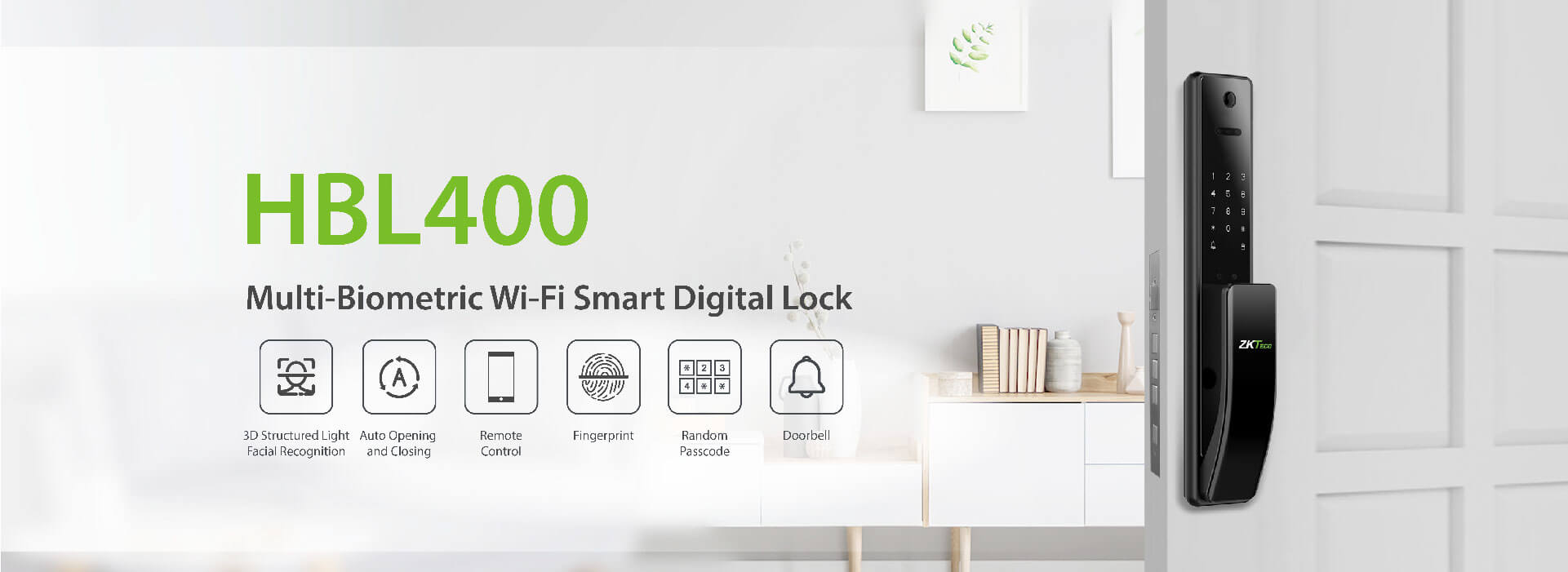Smart lock product banner